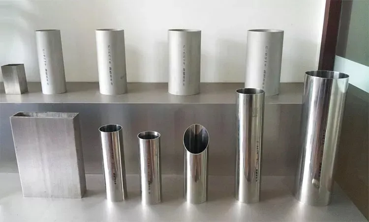 201/304/316/319 Tubo de solda de aço inoxidável/tubo redondo sem costura/tubo quadrado de aço para material de construção 0