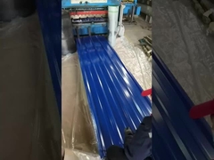 Chapa de aço ondulado para telhado de construção de grau DX51D com revestimento de liga de zinco e alumínio