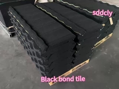 Folha de telhado corrugada sob medida Chapas metálicas revestidas de pedra vermelha para residências industriais