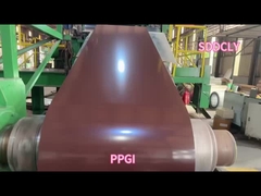 Chapa de chapa de aço galvanizado pre-pintado a quente PPGI PPGL em espiral Certificado ASTM AISI