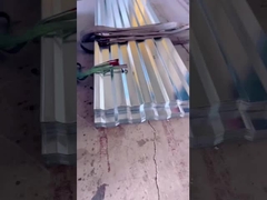 Folha GI revestida de cor pré-pintada 4x8 Telhado Metal ondulado 18 20 22 Gauge